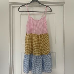 Shein Color Block Beach Cover up